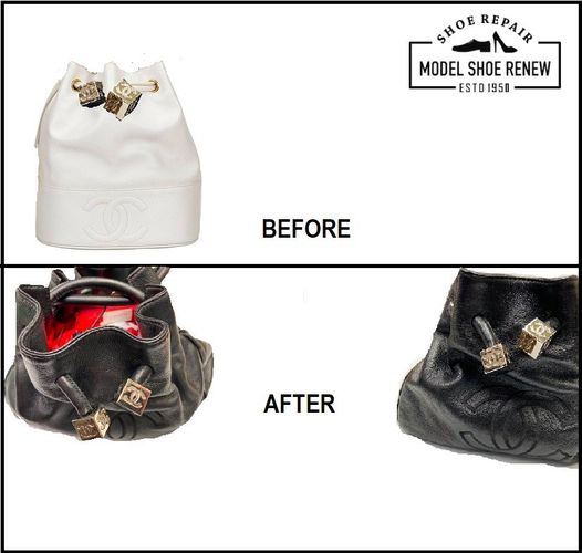 before and after bag repair