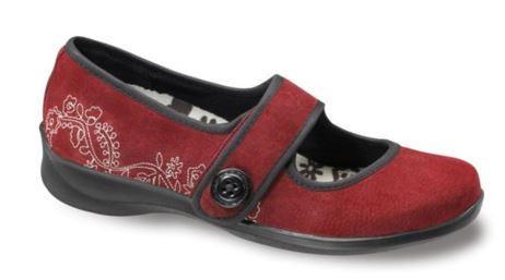 Aetrex Women's E335 E338 Lucy Patent Mary Jane X-Wide Flat