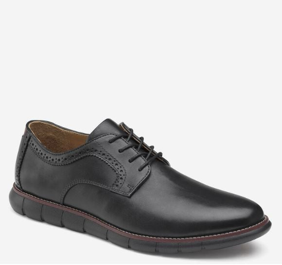 Johnston & Murphy Holden Plain Toe Mens 9.5M Brown Leather Oxford Shoes Johnston & Murphy Men main image 4