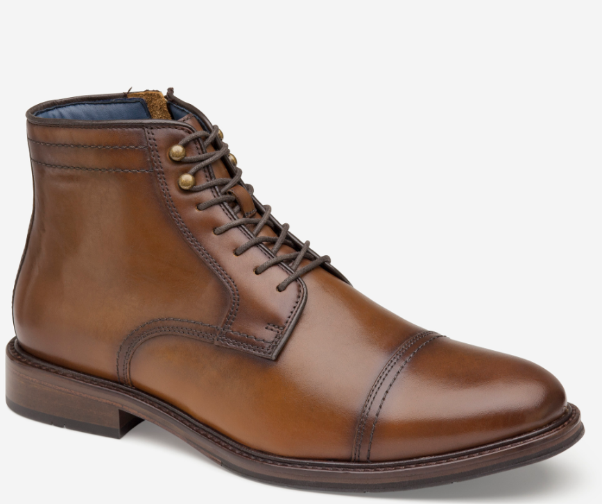10.5M – Johnston & Murphy Men\'s XC Flex Raleigh Cap Toe Leather Shearling Boots Amazon.com | Johnston & Murphy XC Flex Raleigh Cap Toe  main image 3