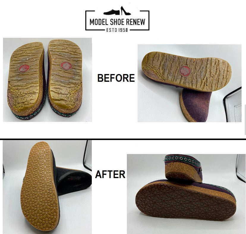 Wool Slipper Clog Repair Package – Model Shoe Renew