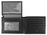 Timberland Men's Leather Wallet with Attached Flip Pocket