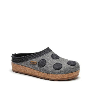Haflinger Dotty Slippers Grey