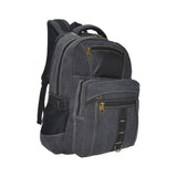 R&R Collections Backpack With Tablet Sleeve and Leather Patch