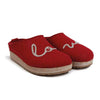 HAFLINGER Women's Grizzly Lovely Wool Clogs