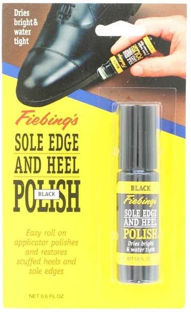 Fiebing' ole Edge & Heel hoe Polih Brown Roll On Applicator Fiebing