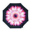 Parquet Double Layer Inverted Umbrellas C-Shaped Handle Reverse Folding Windproof Umbrella