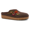 Haflinger Women's .Chloe Slippers Smokey Brown