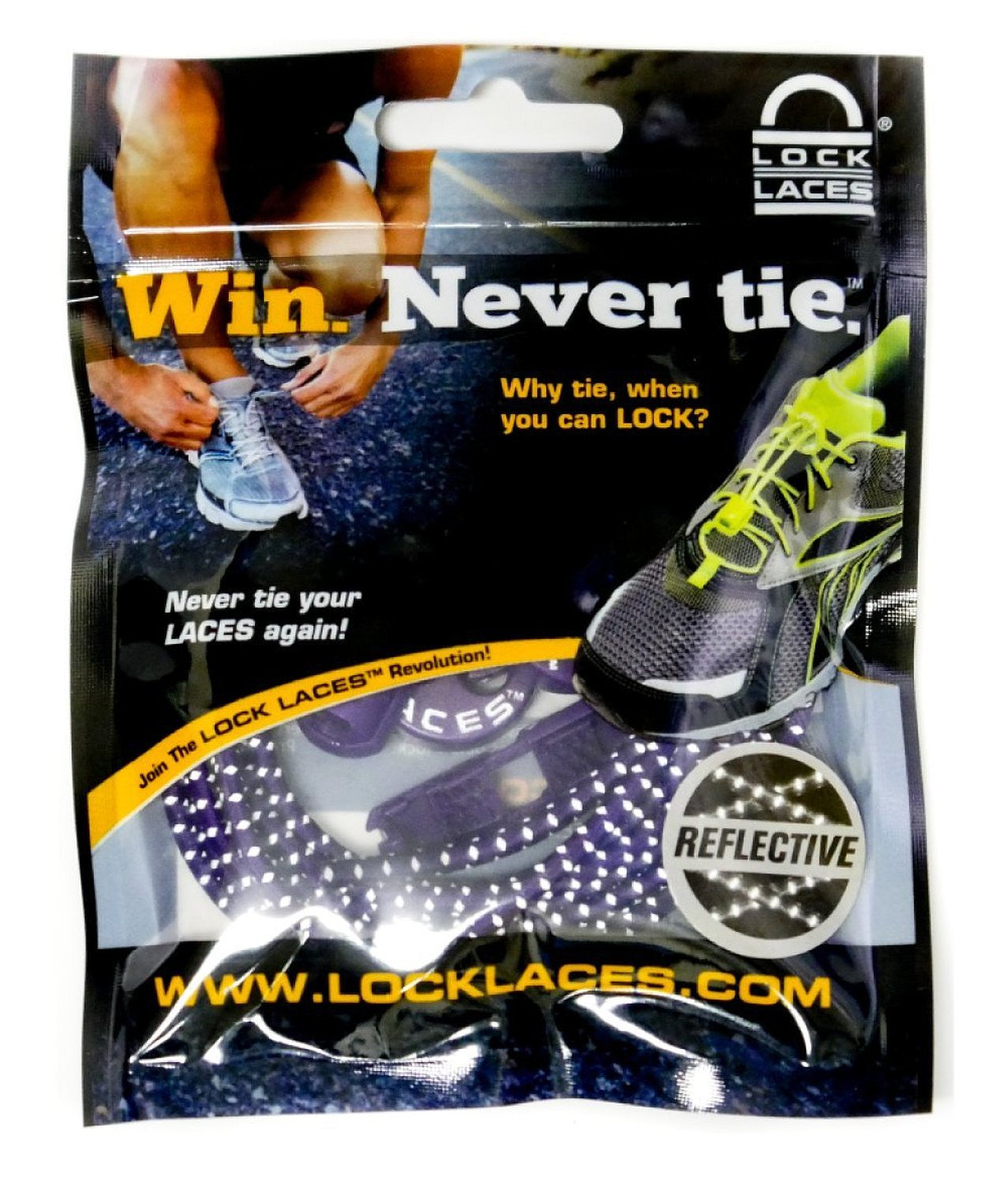 Image showcasing LOCK LACES (Elastic Shoelace and Fastening System) – Model Shoe Renew