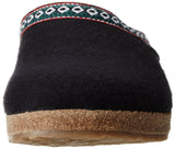 Haflinger Unisex.Classic Grizzly Slipper Black