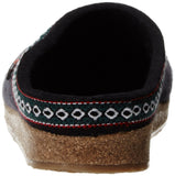 Haflinger Unisex.Classic Grizzly Slipper Black