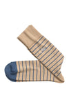 Johnston & Murphy Embroidered Bicycle Stripe Socks