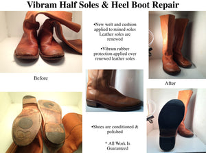 Boots Half Sole and Heels
