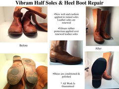 Vibram half sole and heel on sale