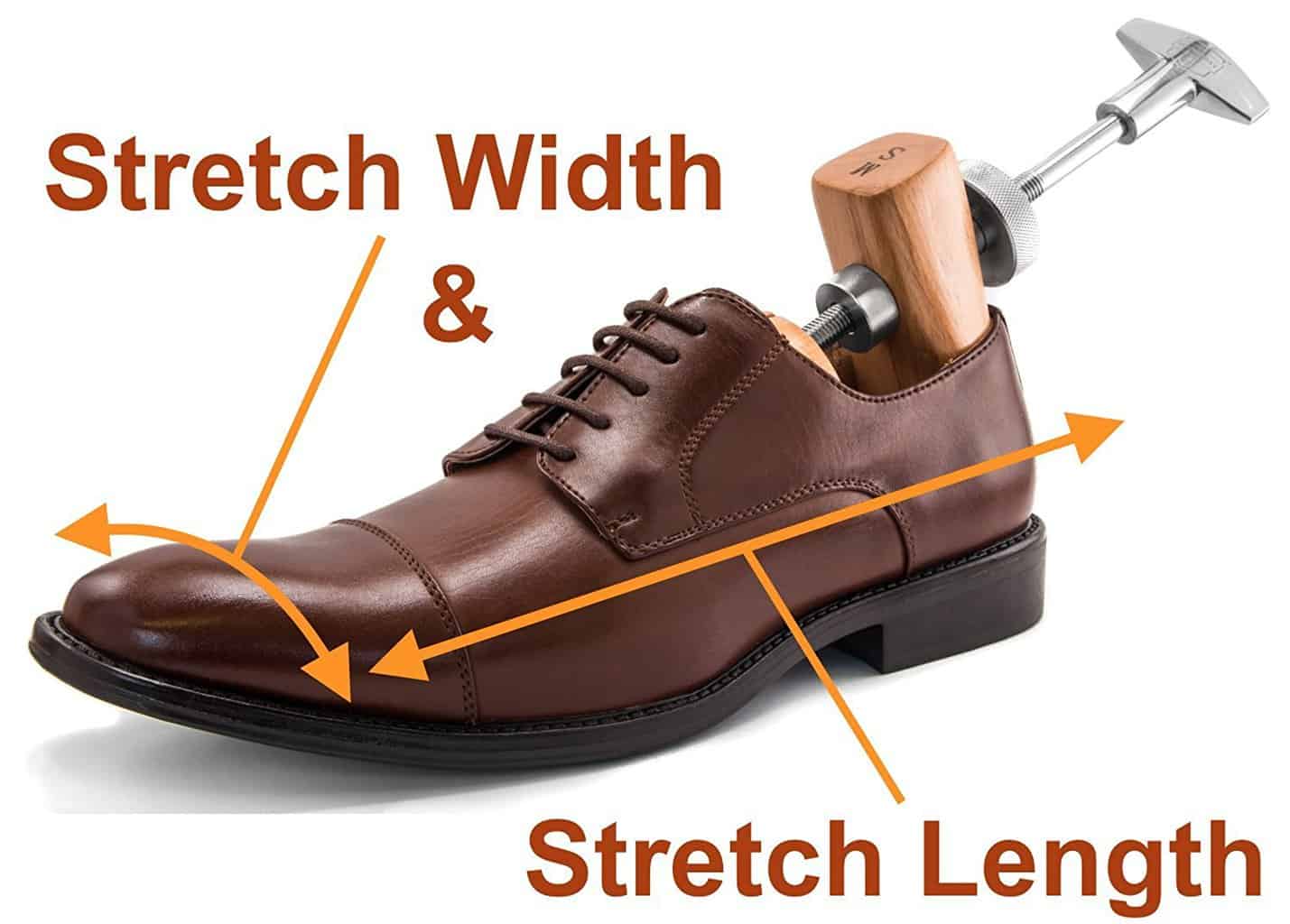 do leather dress shoes stretch Cadillac Shoe Spray - Professional Boot & Shoe Stretcher & Softener for Women and Men Shoe Stretch Foam Spray -