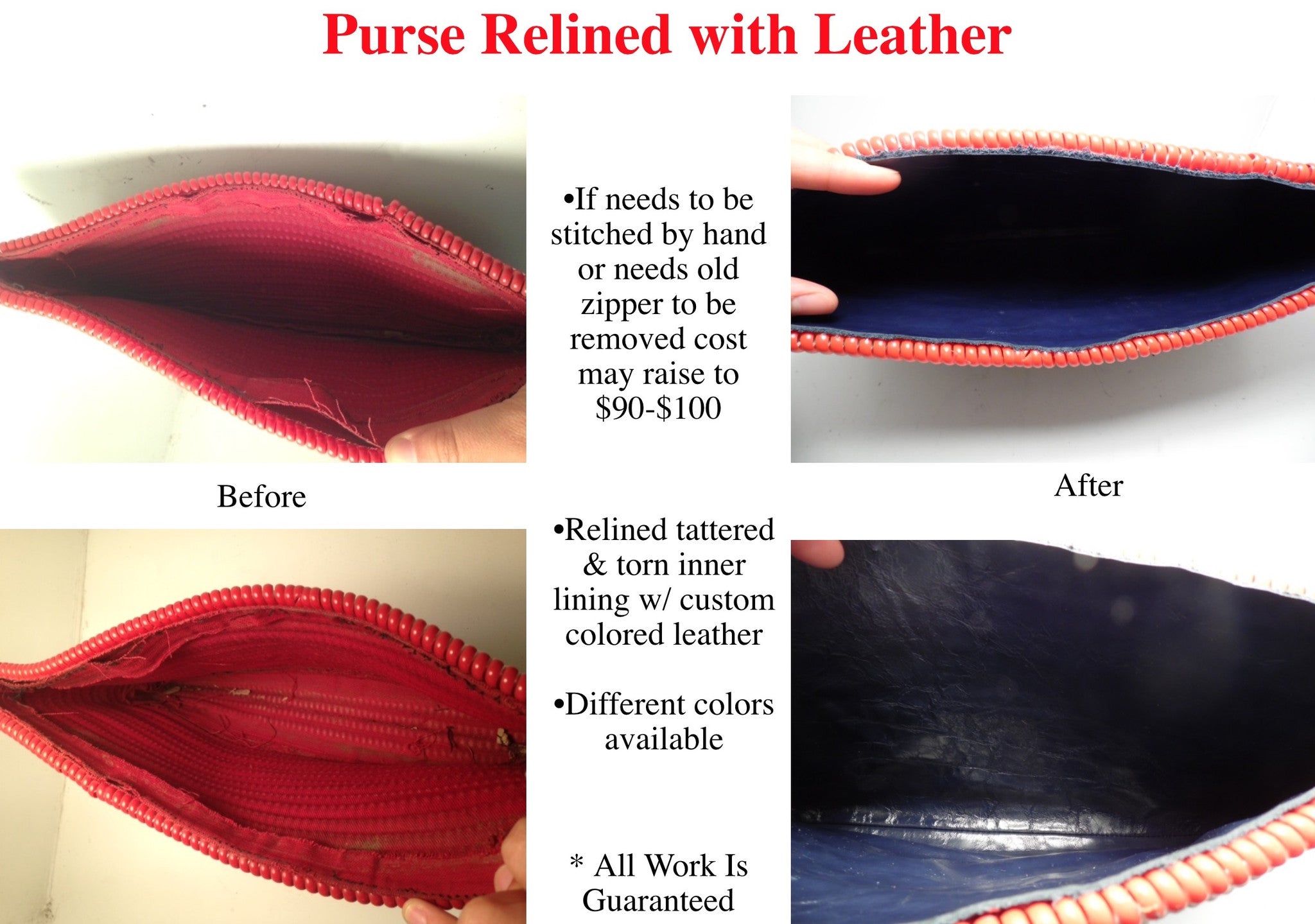 Purse Reline – Model Shoe Renew