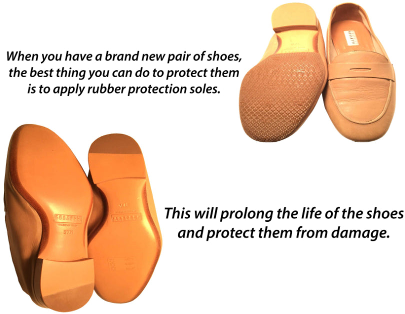 Rubber half soles store
