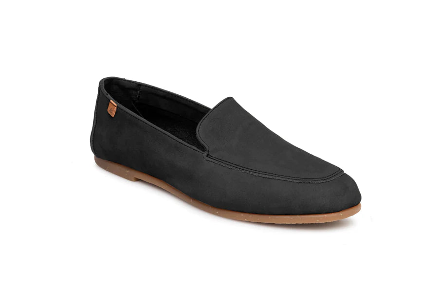 ÉCLAT Botanical Natural Black El Naturalista 5509 CROCHÉ Nobuck-W Women's Flat – Model Shoe Renew