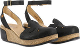 El Naturalista 5017 Women's Leaves Pleasant Wedge Sandals