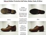 Men's Rubber Half Sole & Heel Repair